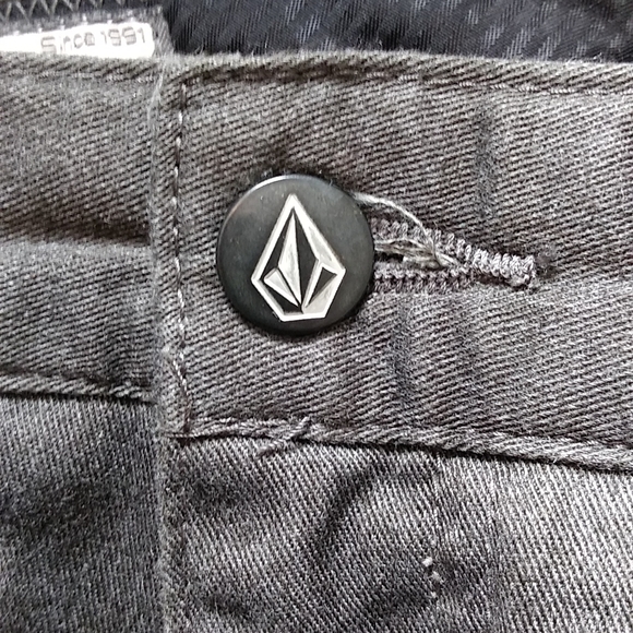 Volcom VMONTY Pants, Chino style, color Charcoal-Heather, SIZE 33x34 - Picture 5 of 5